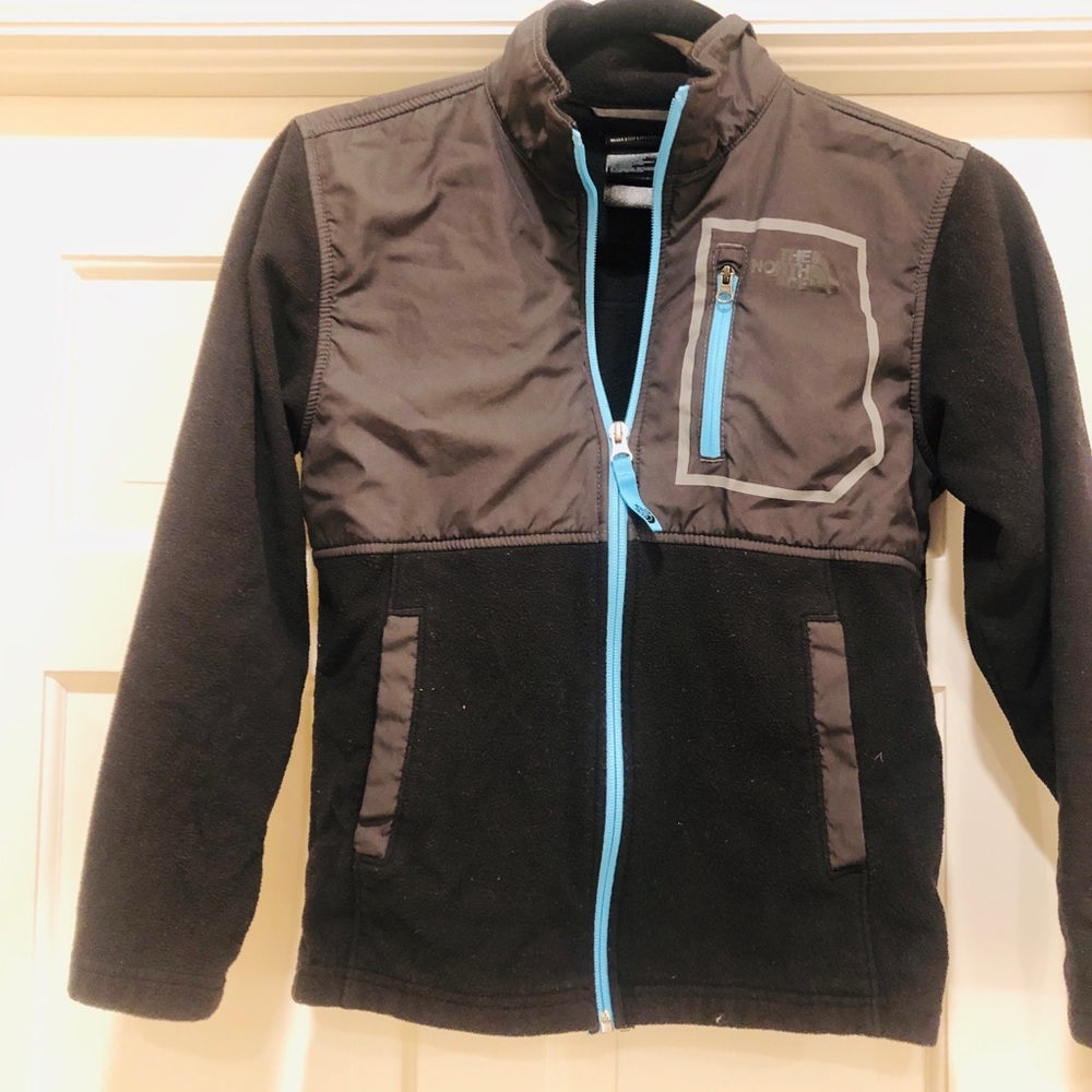 The North Face boys fleece track jacket